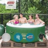 Coleman SaluSpa Inflatable Hot Tub Spa | Portable Hot Tub with Heated Water System and 140 Bubble Jets | Fits Up to 4 People